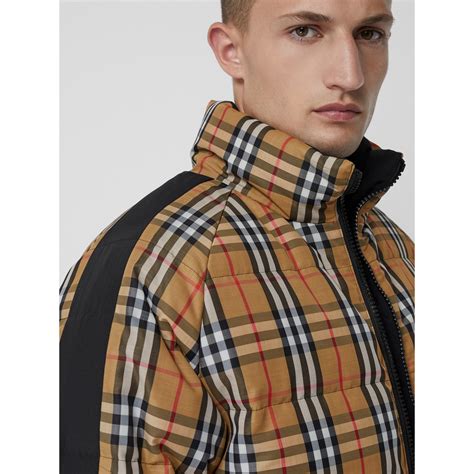 men's burberry puffer jacket|burberry reversible jacket men's.